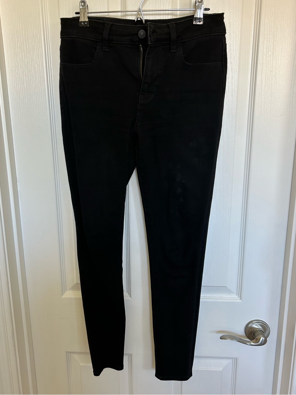American Eagle Black Women's Stretch Skinny Jeans - Classic Everyday Style